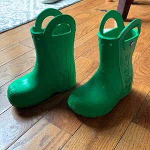 Crocs rain boots
